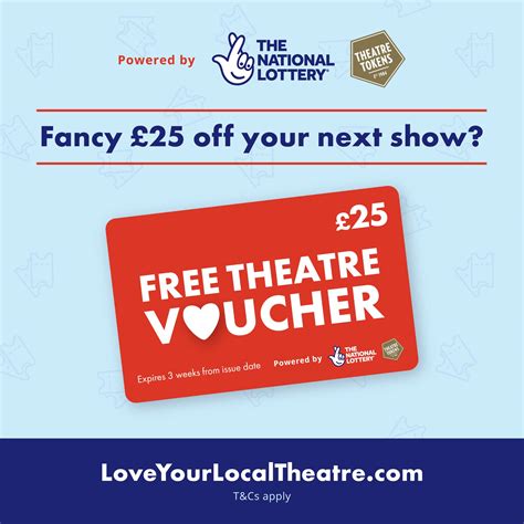national lottery theatre tokens.